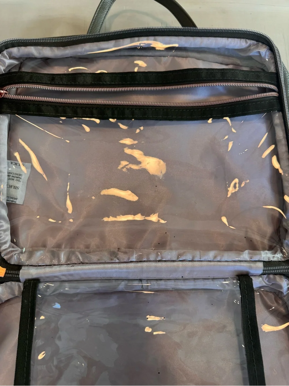 Ms. Lovely Olive Green Quilted Travel Toiletry & Cosmetic Organizer Bag | NWOT